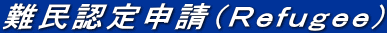 難民認定申請(Refugee)
